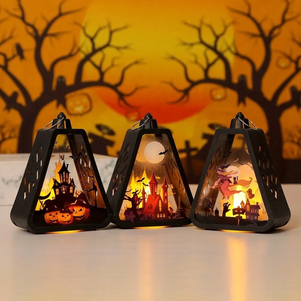 Set de 3 Linternas LED de Temporada SpookyWarm | Edición Halloween y Día de Muertos