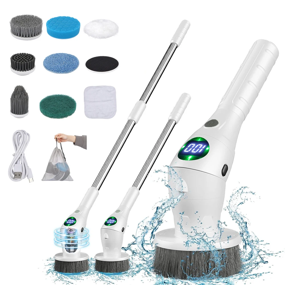 Cepillo de Limpieza Eléctrico Inalámbrico 8 en 1 SpinScrub | Coroez